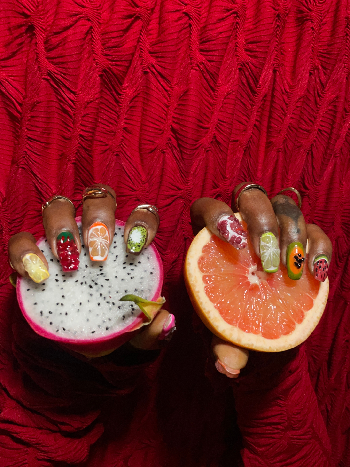 Nails| Juicy Fruit Poly Gel Set