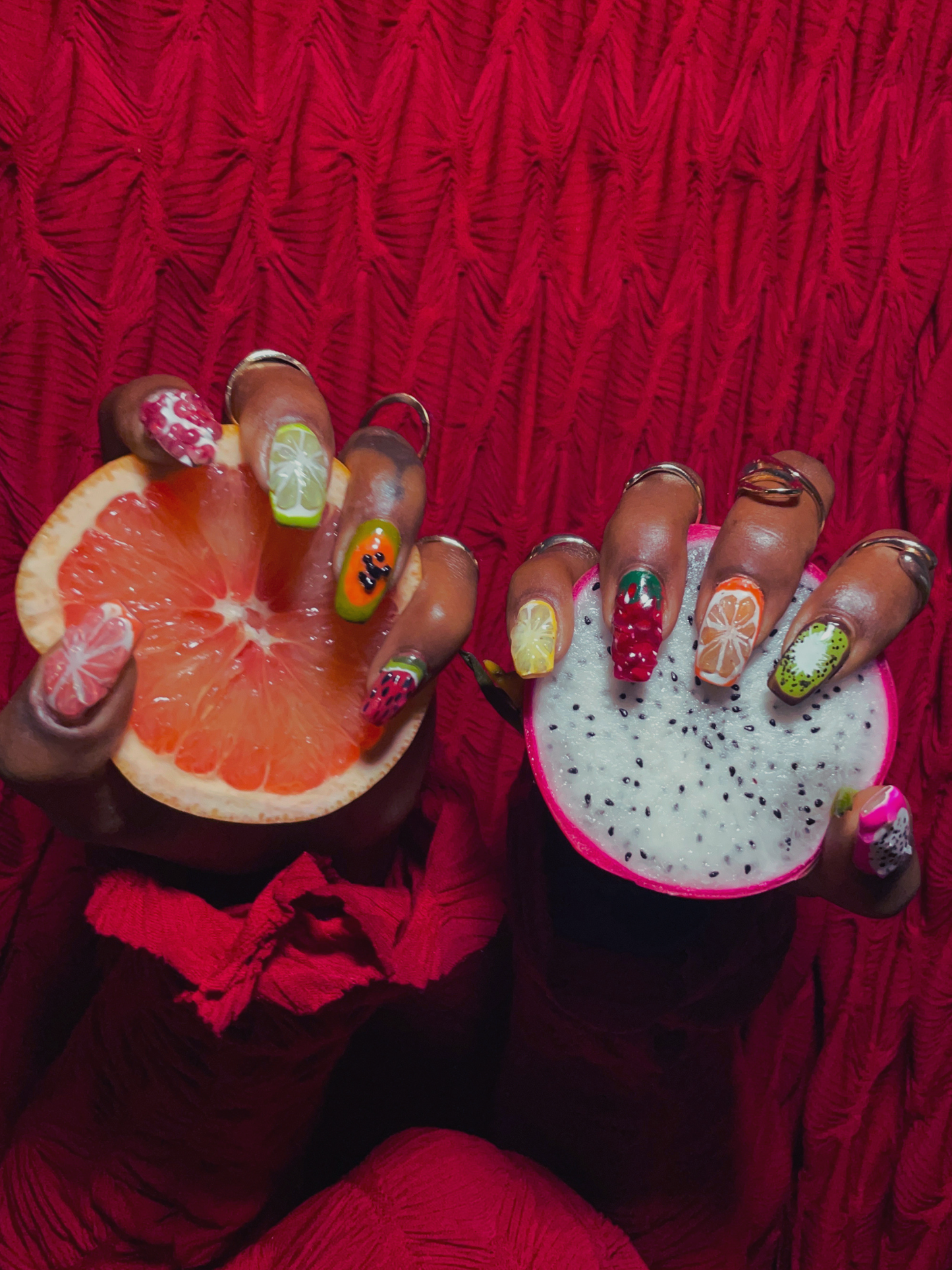 Nails| Juicy Fruit Poly Gel Set