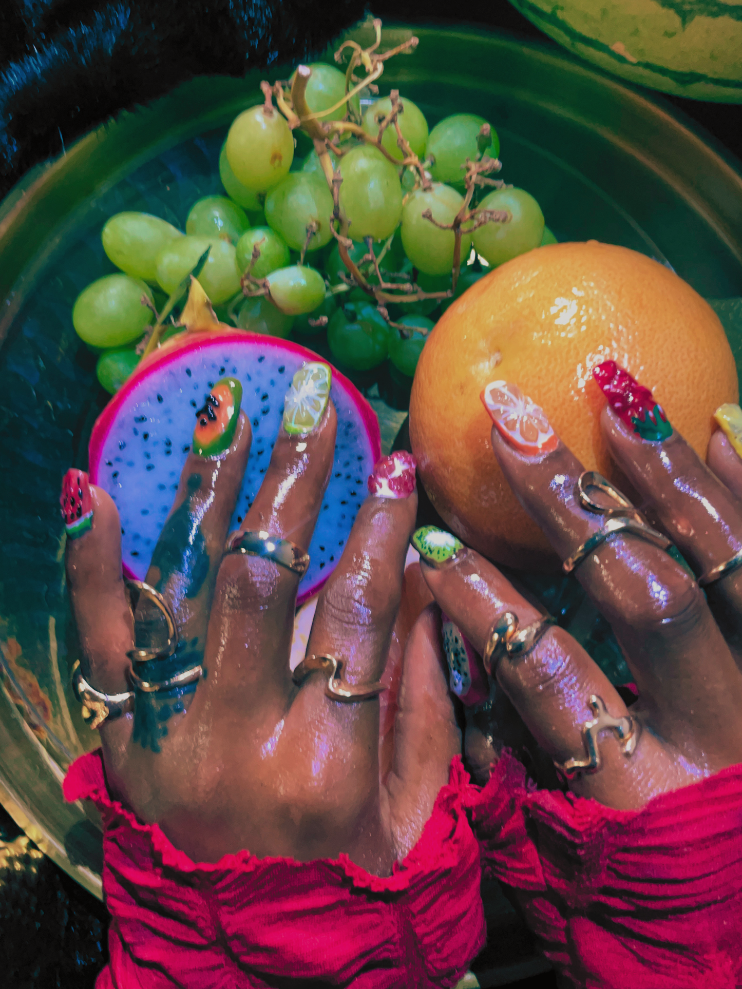 Nails| Juicy Fruit Poly Gel Set